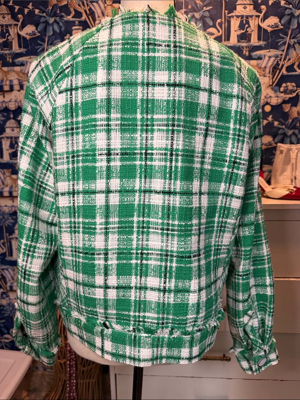 Cabi Library Tweed Jacket Size M - Picture 6 of 6